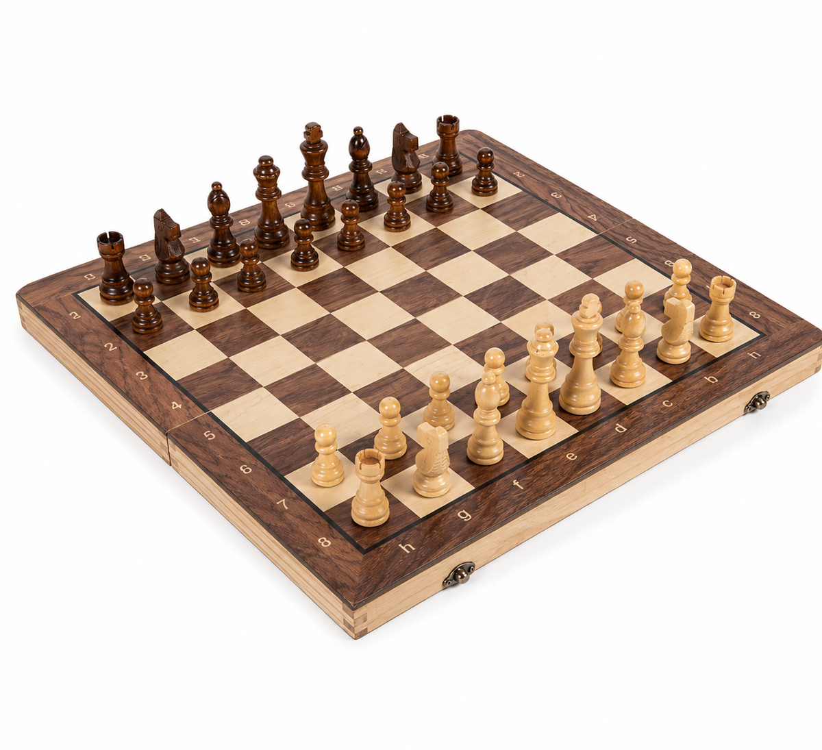 Échiquier magnétique pliable en bois Sydney